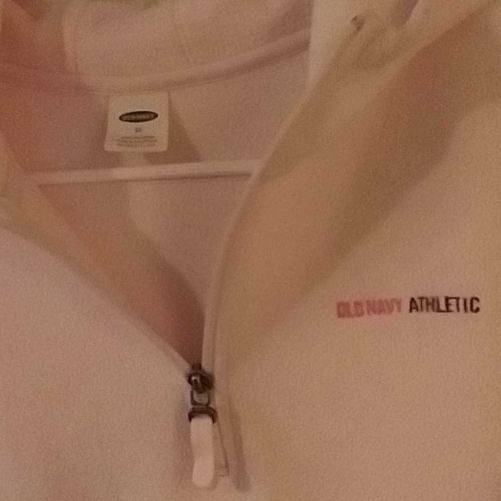 Old Navy Pink Pull-Over Hoodie zip up